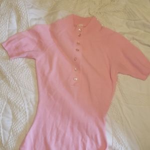 Vintage baby pink christian dior bodysuit